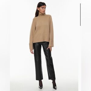 Wilfred Cashmere Tan Knit Sweater